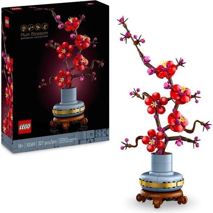 LEGO® Icons 10369 Les Fleurs de Prunier - Décoration Florale d'Intérieur - Botanicals - Set pour Adultes