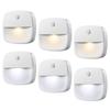 AMIR LED Motion Sensor Kitchen Battery Operated LED Night Equipped with Motion White Set of 6 Light, Light, Light, Light, Indoor, Sensor, Small, +