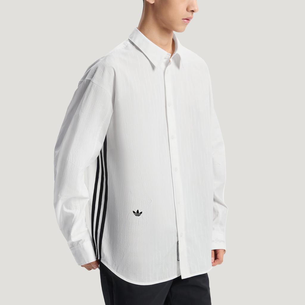 adidas Originals REFINED LUXE Рубашки Унисекс Белый Лацкан Умеренный KS5309