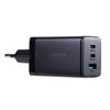 Joyroom 65W GaN Triple-Port Fast Charger with Dual USB-C & USB-A, Includes 100W USB-C Cable (1.2m, Black)