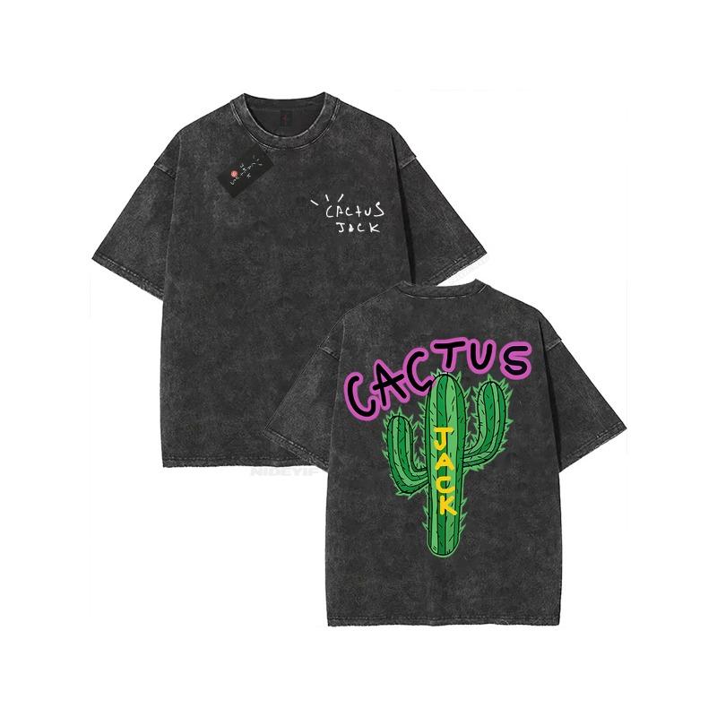 Свободная футболка для мужчин и женщин HipHop Стиранные футболки cactus jack С коротким рукавом Подарочные топы look mom i can fly K39