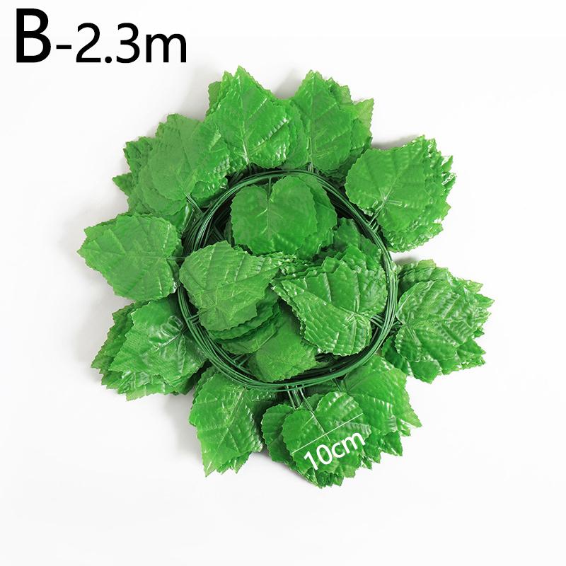 Simulated Vine Vine Vine Decoration Green Leaf Garden Ceiling Decor Climbing Tiger Vine Leaf Green Plant Simulation Plant Home Decor