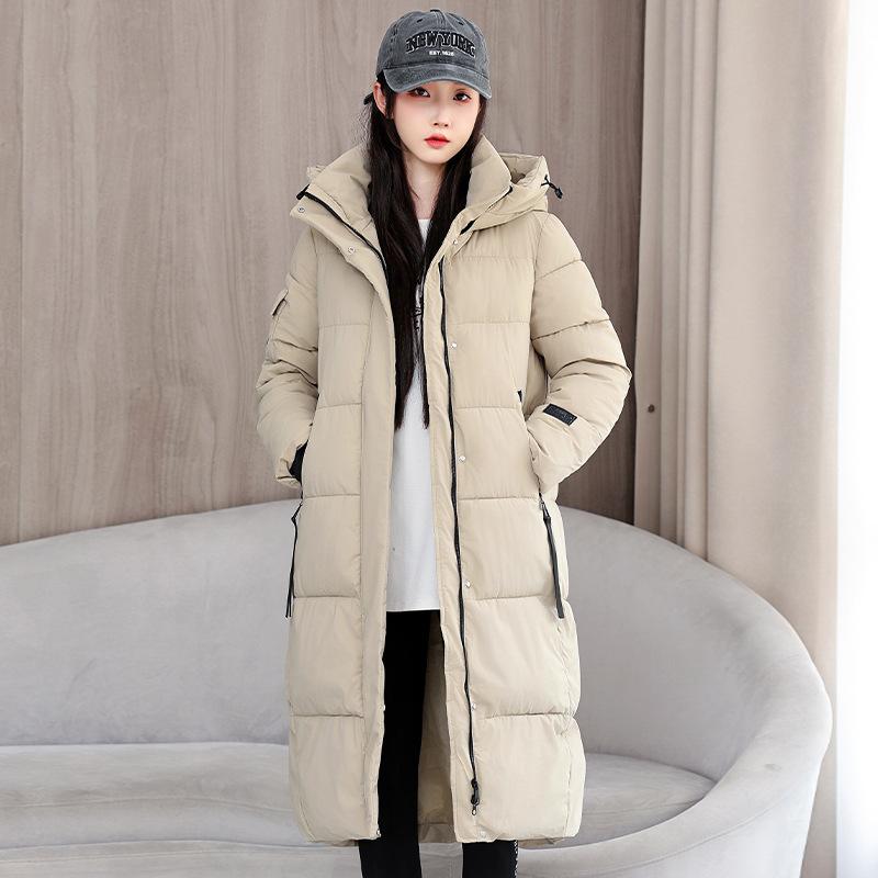 Winter couple's new cotton-padded jacket, loose cotton-padded jacket for men and women, thickened medium and long cold-proof cotton-padded