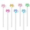 Bow Straw Cap Covers Toppers Silicone Straw Covers Cap Accessories For Stanley Cups 30&40 Oz Tumbler Dust Proof Plugs Protector