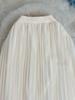 Women's Retro A-line Mesh Patchwork Skirt - Mid-length and Versatile for Commuting and Gentle Style