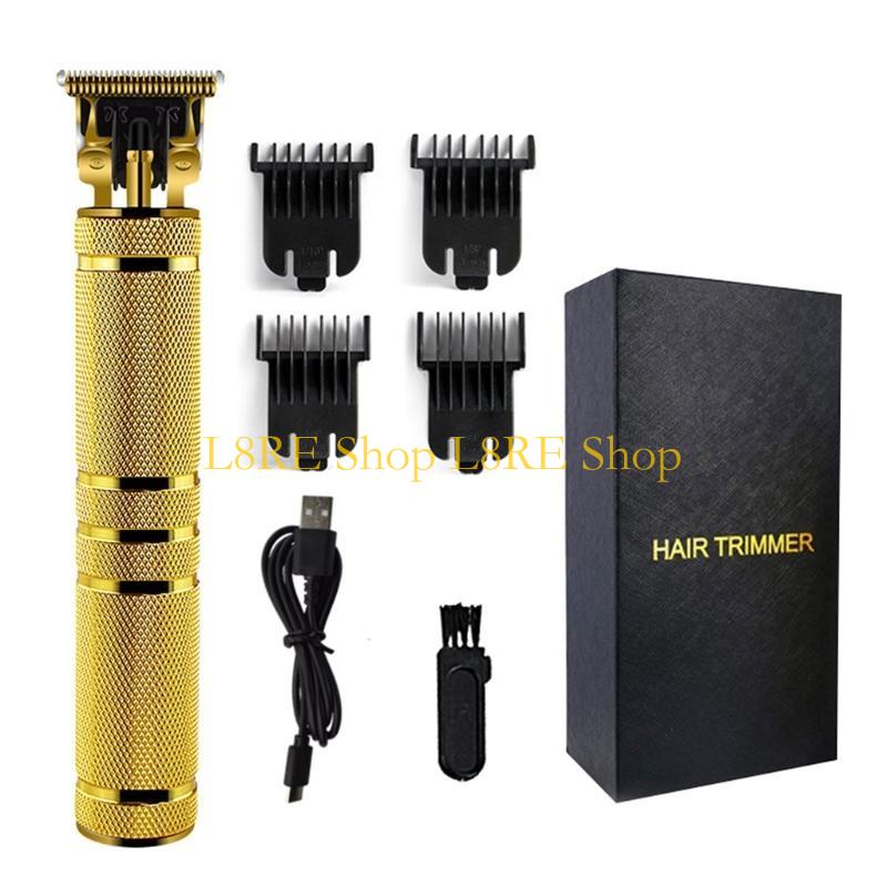 L8RE Professional Cordless Hair Trimmer 0mm Baldheaded Clipper T-Blade
