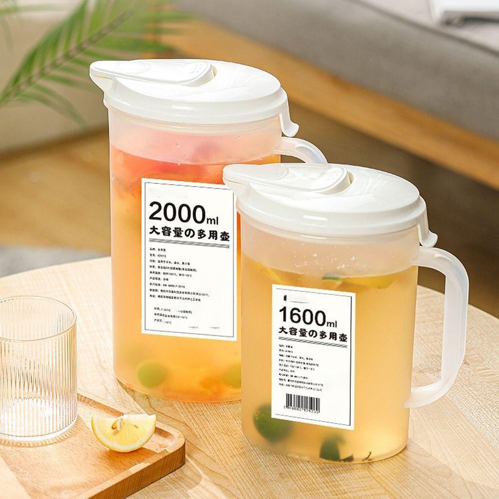 Большая емкость кувшин для воды прозрачный фруктовый чай напиток чайник кухонный холодильник