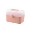 Medicine Storage Box Drug Storage Container with Anti Slip Handle Foldable Home First-aid Kit Household Large Capacity Suitcase