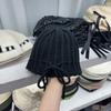 All-match Bow Knitted Hat Korean Style Brimless Beanie Cap Soft Crochet Pullover Cap  Outdoor