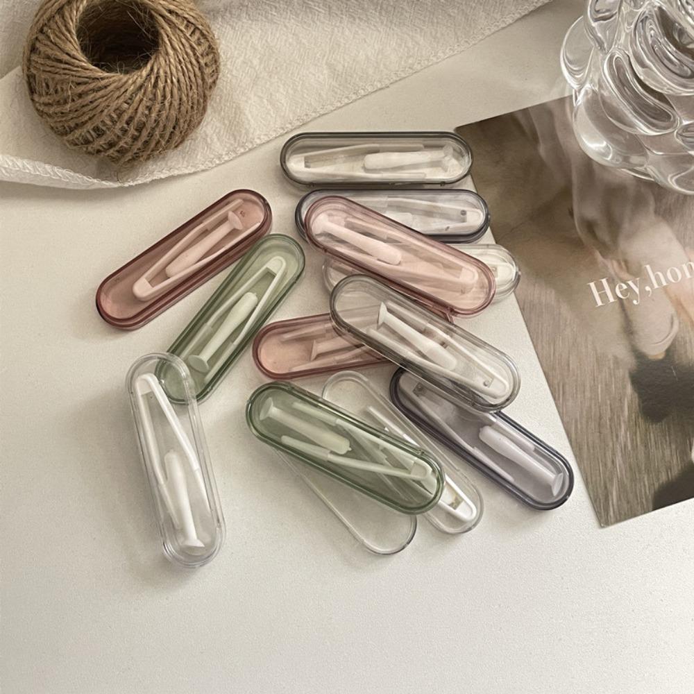Travel Kit Contact Lenses Tweezers Suction Stick for Eye Care Contact Lens Case Holder  Women Men