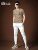 European Fashion Men's Clothing 2025 Summer Collection Half-Sleeve Round-Neck Top High-End Men's Trendy Brand Printed Short-Sleeve T-Shirt