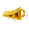 Portable Car Wheel Chock Anti Slip Tire Stop Block Heavy Duty Parking Wedge Truck Trailer RV Safety Portable Vehicle Accessory Valve Stems 1