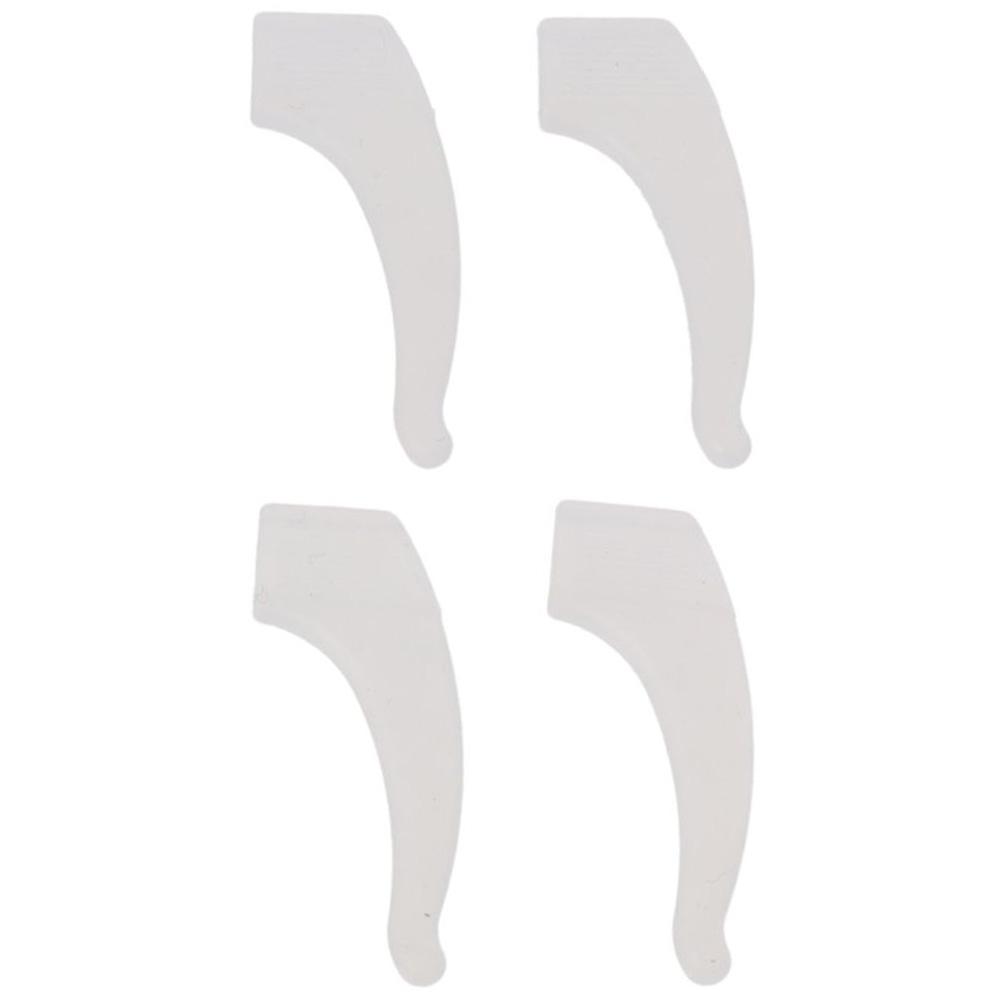 2 пары мягких заушников для очков, заушные дужки, аксессуары для очков, стопор для очков, для спорта и повседневной носки