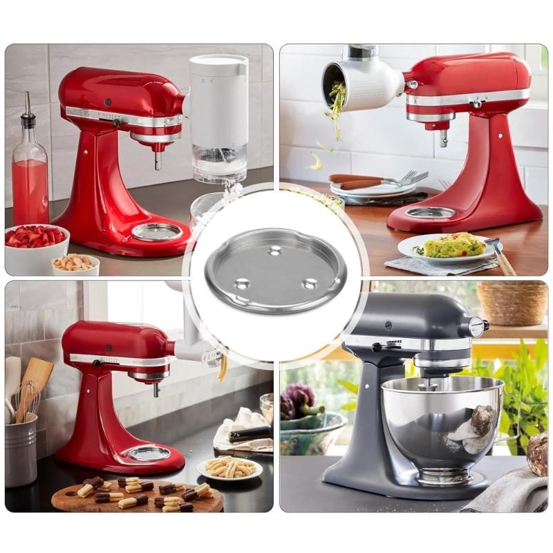 1/2Pcs Replacement Screw Cap Base Plate W10191926 Clamping Plate for Mixer Bowls Accessories Easy to Installation
