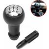 1set 5 Speed Gear Stick Shift Knob Lever Pen Adapter Replacement For Peugeot 206 207 307 308 407 For Citroen C4 Picasso Berlingo