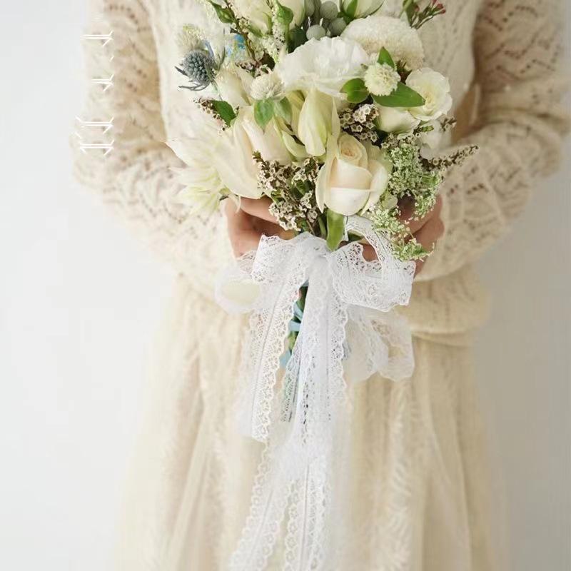 50-ярдовая кружевная лента с рисунком роз и бабочек для украшения тортов и творчества