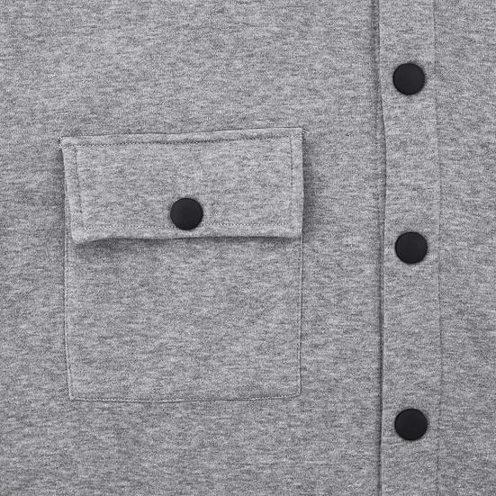 Мужская куртка-пальто с лацканами, длинным рукавом, однобортная, повседневная куртка с накладными карманами, однотонная, весенне-осенняя куртка, универсальная верхняя одежда