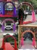 Silk Flower Arch for Weddings, Anniversaries, and Events - Decoration and Arrangement Stand