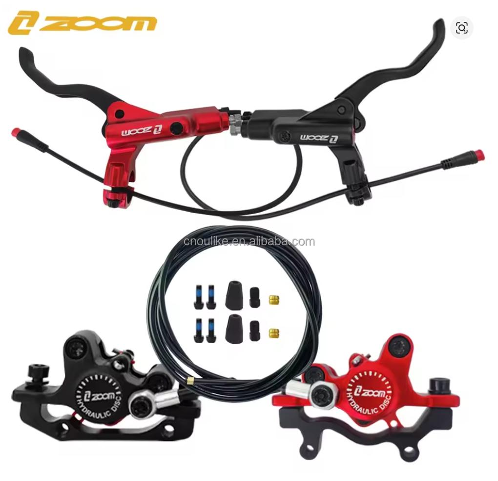 Zoom Bike Electric Scooter Power off Control Oil Hydraulic Disc Brake Caliper 2200 2000 1000mm for zero Kaabo KUGOO E-bike