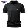 Reebok Вышивка Летняя Тенсель Женская Рубашка-поло Стиль Old Money Шелковистая Скользящее Ощущение Ощущение Падения Деловые Женщины Воротник-поло с Чайкой