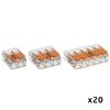 Блистер ассорти из 20 автоматических соединительных клемм с 2, 3 и 5 входами S221