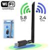 1200Mbps Wireless Wifi Adapter 2.4G& 5G Wifi Antenna External USB Wifi Dongle Adaptador Wifi Network Card for PC Window XP Linux
