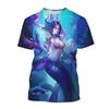 Сексуальный 3D-принт русалки Повседневные футболки Ocean Girl Fashion Мужские и женские повседневные уличные футболки Harajuku Hip-Hop Street Style Футболки Топы