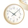 KATOMOKU Plywood Clock 20 Light Black Wall Clock Continuous Second Hand Radio km-119BKRCS 252mm (SKP Clock)