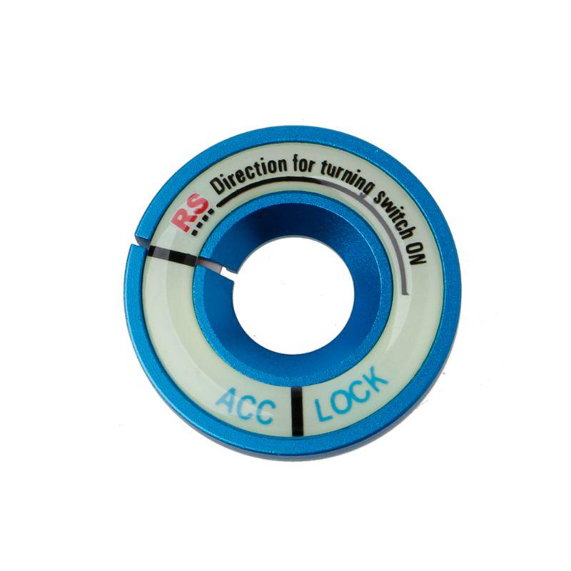 Автомобильная светящаяся наклейка на брелок для ключей зажигания для Skoda Octavia Fabia YETI VW Passat Bora POLO GOLF 6 Jetta MK5 MK6