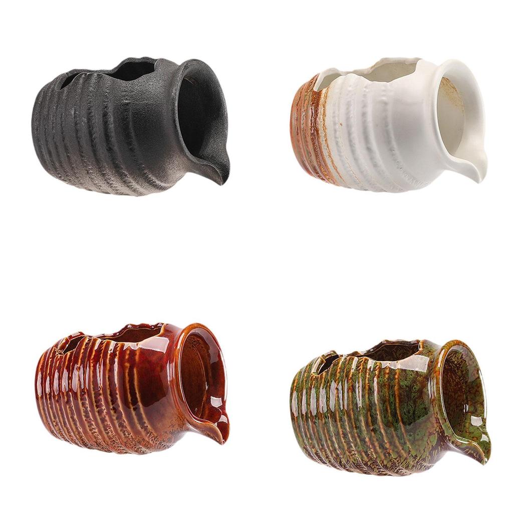 Circulating Water Clay Pot Ceramics Betta Cave Desktop Water Fountain Jar