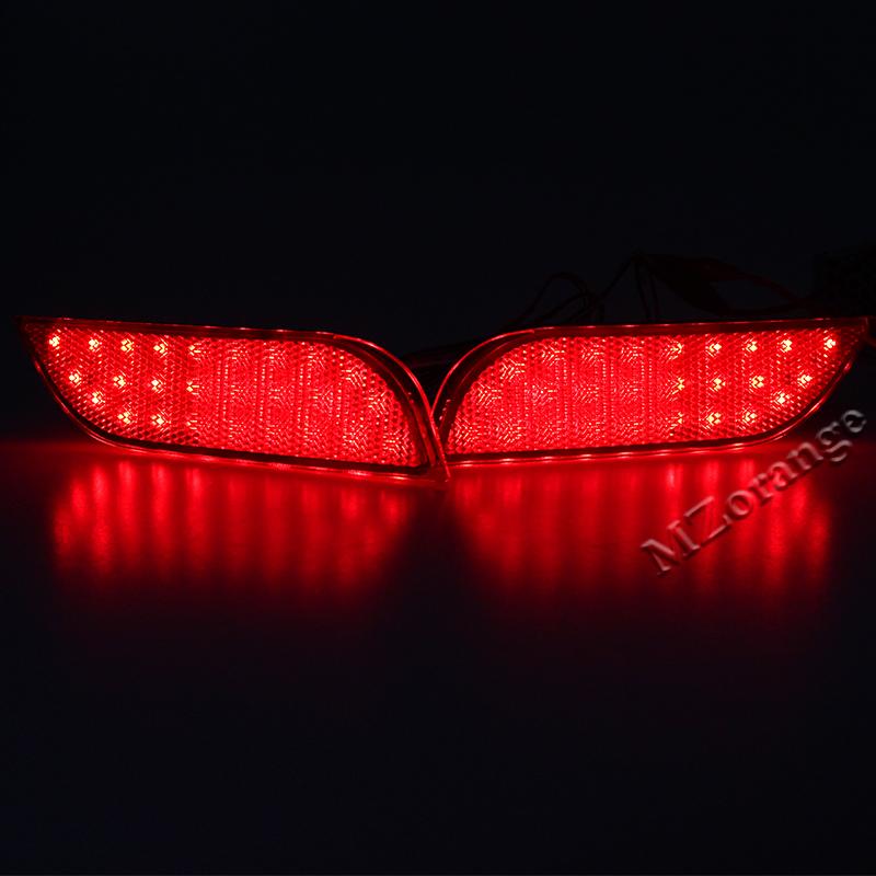 Задний бампер отражатель стоп-сигналы для Subaru Impreza XV WRX LEVORG кроссовер задние фонари светодиодные автомобильные аксессуары внешний вид