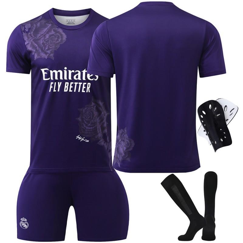 2425 Y3 Co-branded Football Shirt No. 7 C Rovinicius 5 Bellingham 10 Mbabpe Jersey Set