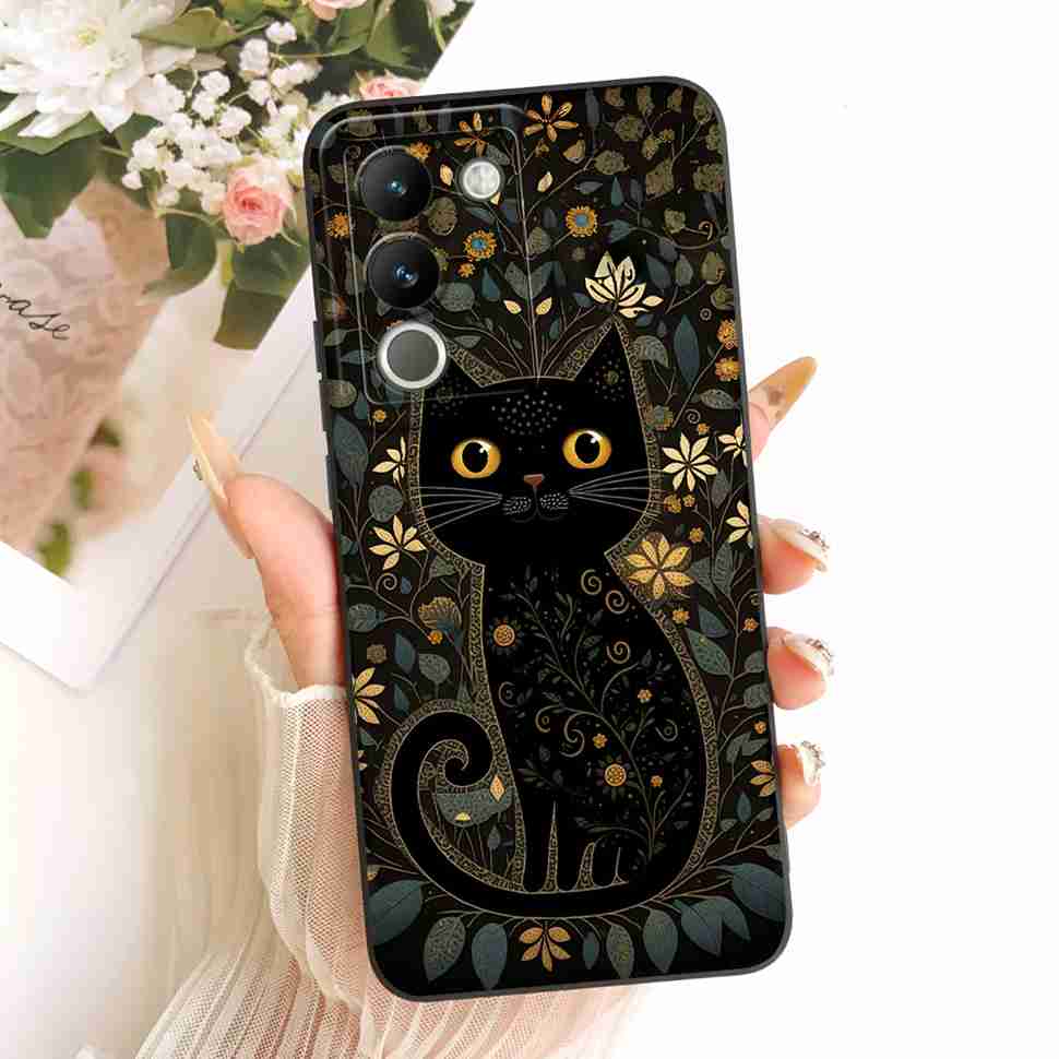 For vivo Y200 5G Case Popular Lovely Design Silicone Back Cover For Vivo y200 Y 200 5G Phone Protection Cases Bumper