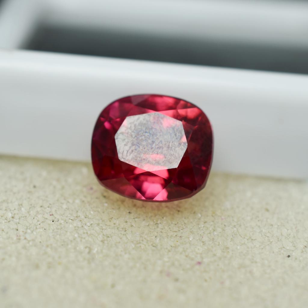 16.20 Ct Natural Mozambique Red Ruby Stunning Cushion Cut Gemstone