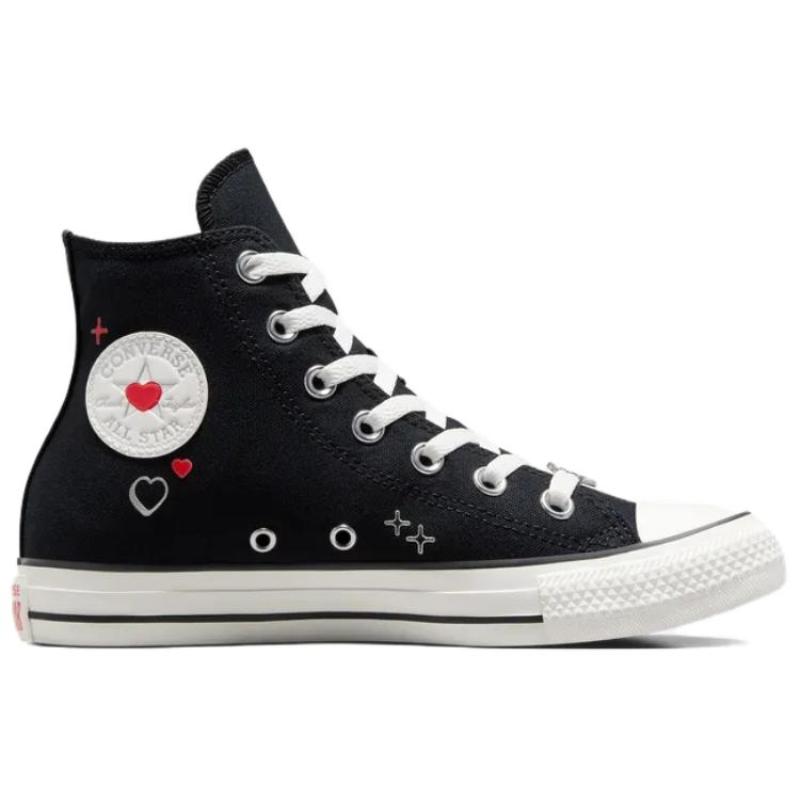 Converse All Star Versatile Casual Comfortable High-Top Canvas Shoes Black Women's