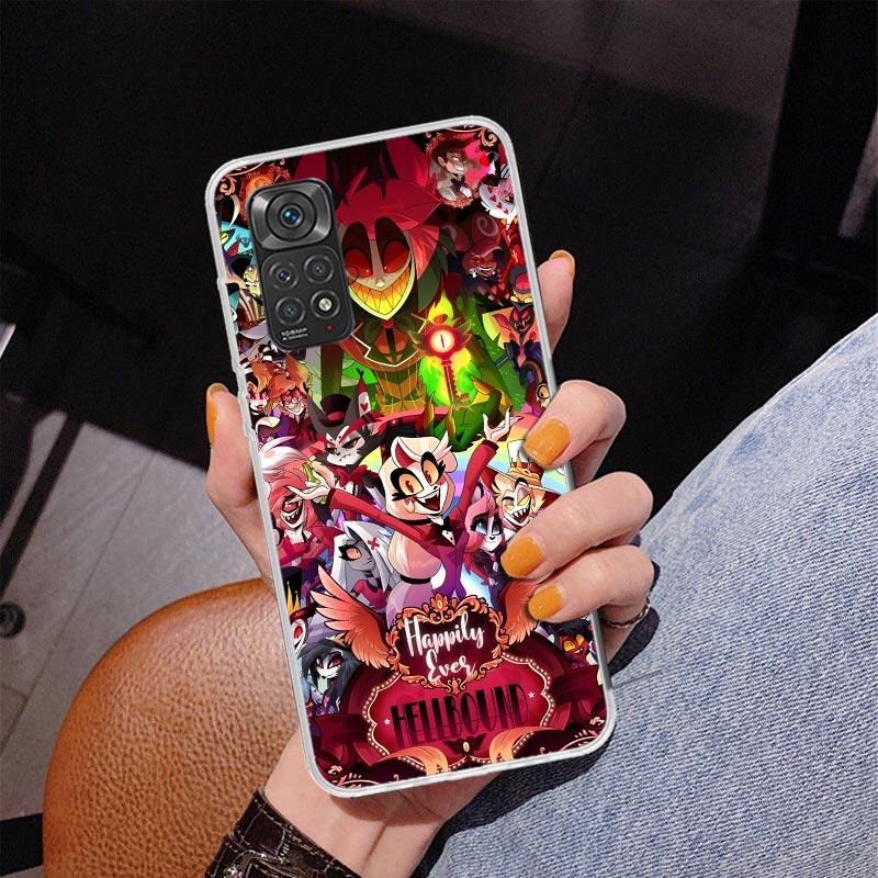 H-Hazbin Hotel Ангел Пыль Чехол для Телефона для Чехла для Телефона для Xiaomi Redmi Note 15 14 14S 13 Pro Plus 12 12S 11S 11E 10S 10 11T 5G Uni