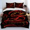 3pcs Chinese Loong  Dragon 3D Printed Bedding Set Cozy Soft Duvet Cover King Queen Twin Size Birthday Gift Bedroom Decoration