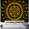 Большой настенный гобелен, большая мандала, полиэстер, гобелены в стиле хиппи, богемный гобелен, коврик для йоги, ковер, украшение для общежития колледжа