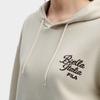 Fila Оригинальная Модная Личность Трендовый Минималистичный Ретро Спортивный Повседневный Удобный Универсальный Худи Женские худи Миндальный Хаки F11W619212FBG