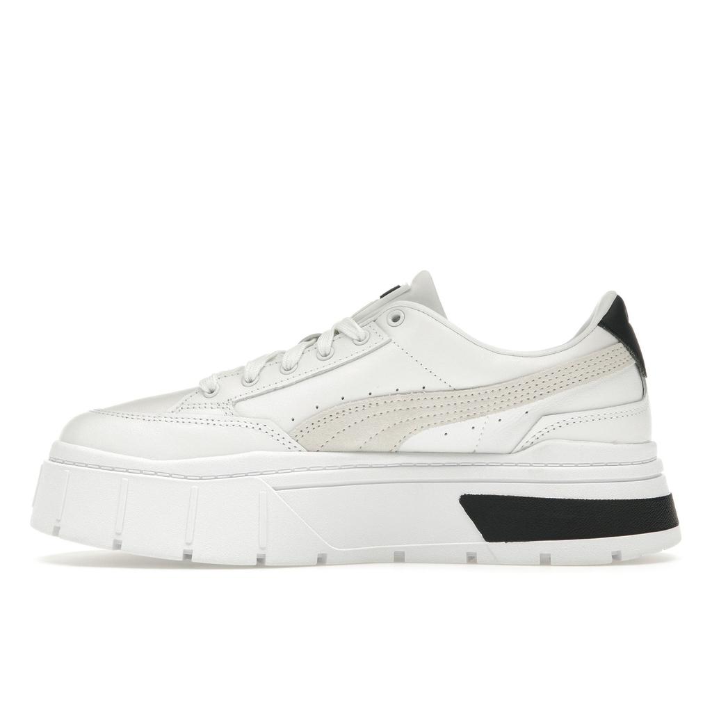 Puma Mayze Stack White Vaporous Grey Women Sneakers 384363-01