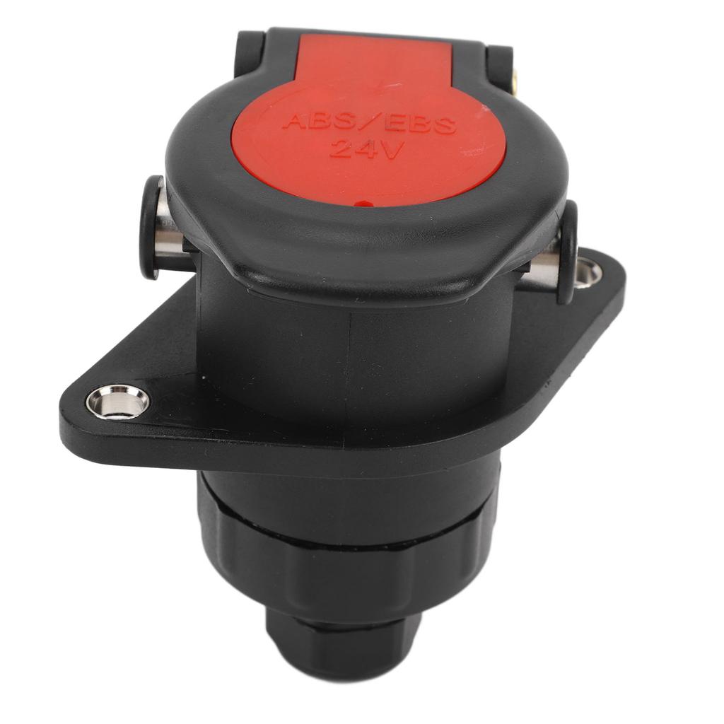 24V Trailer Connector 7 Pin Reliable Connection Wiring Adapter Plug Connector for RV Caravan Boat