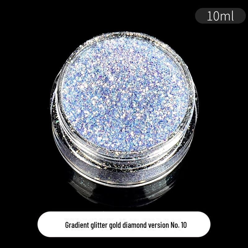 Dreamy Summer Glitter Mix: Hexagonal Sequins, Laser, and Fine Glitter In DIY Hemp Material.