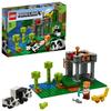 LEGO Minecraft Детский сад для панд 21158 Игрушечные блоки Подарок Животное Городская застройка для мальчиков и девочек от 7 лет