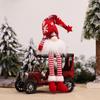 1/2/3pc Christmas Glow Dwarf Doll Christmas Faceless Dwarf Plush Elf Christmas Tree Pendant Nightlight New Year Party Decoration