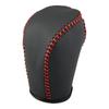 ACROPIX Gear Shift Knob Cover Auto Derailleur Lever Trim for Honda Civic 10th Gen 2016-2021 PU Leather Black Red Line