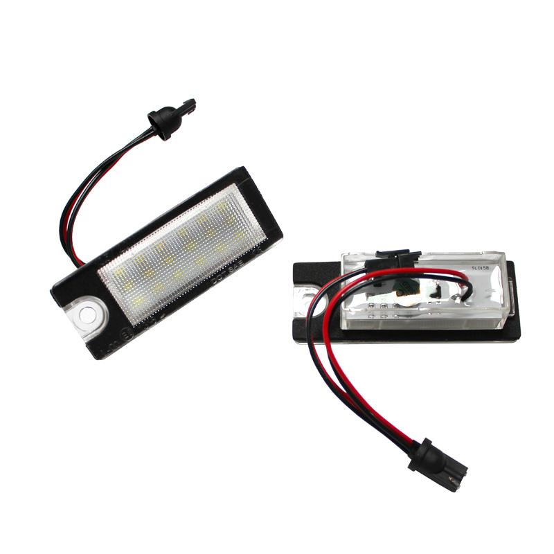 2 шт. Светодиодные фонари номерного знака CanBus для Volvo V70 XC70 S60 01-06 S80 99-06 XC90 2003 фонарь номерного знака