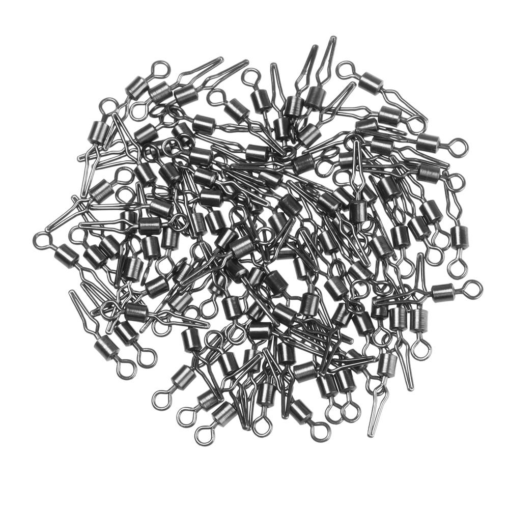 Swivel Fast Lock Swivels With Side Line Clip Fishing Hanging Snap Fishhooks And Crap Connector