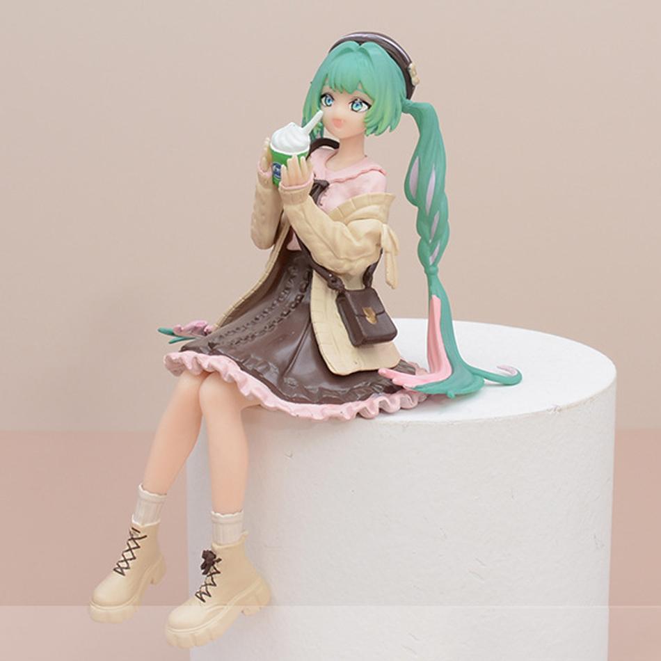 14Cm Taito Hatsune Miku Action Figure, Conventional Fashion, Collectable Model, Collectable Decoration Toys, Birthday Gift