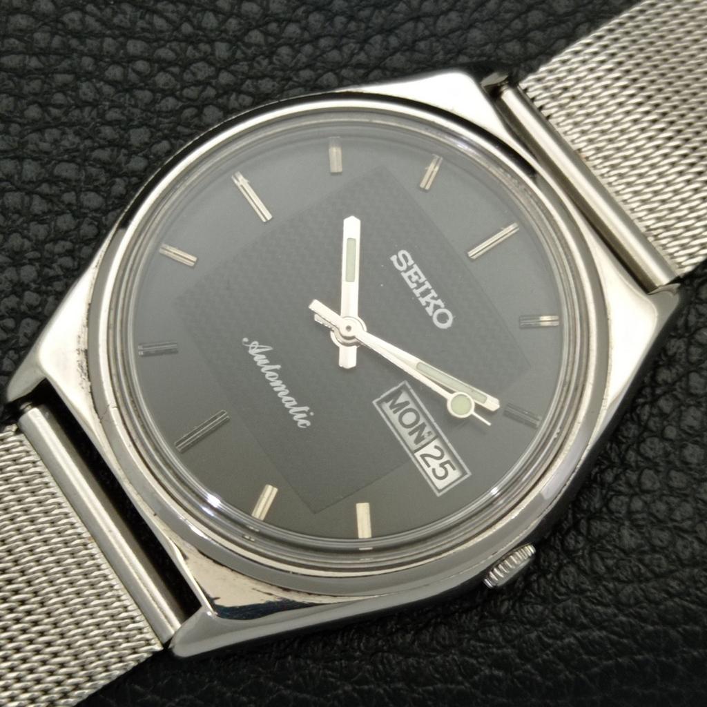 Seiko АВТОМАТИЧЕСКИЕ МУЖСКИЕ ВИНТАЖНЫЕ ЧАСЫ SEIKO 6309A ЯПОНИЯ ЧЕРНЫЙ ЦИФЕРБЛАТ a701620-5