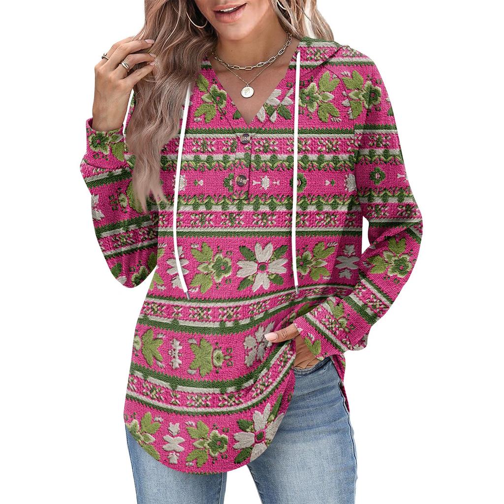 Женская мода, женский легкий пуловер с длинными рукавами и карманами, толстовка с капюшоном в стиле консервативного стиля